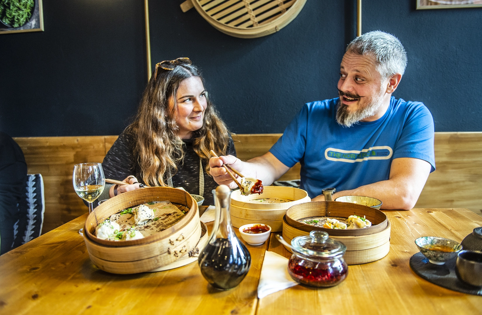 Interiér restaurace Dim Sum Spot Liberec