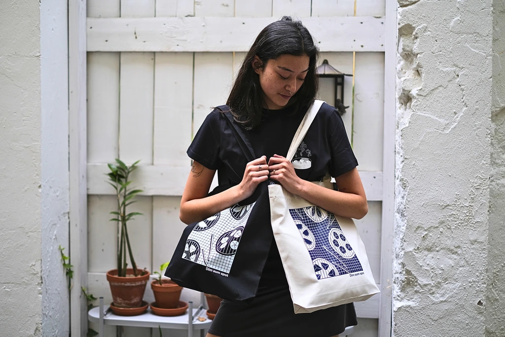 Bavlněná taška přes rameno Dim Sum Spot